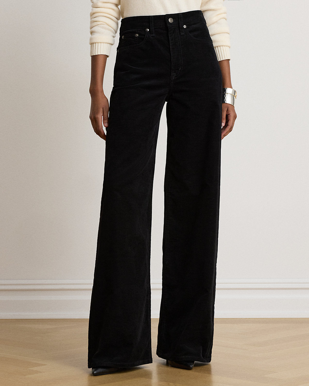 Corduroy High-Rise Super Wide-Leg Pant