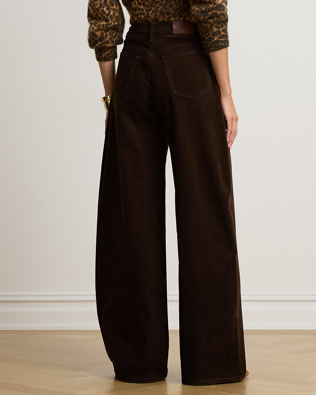 Corduroy High-Rise Super Wide-Leg Pant