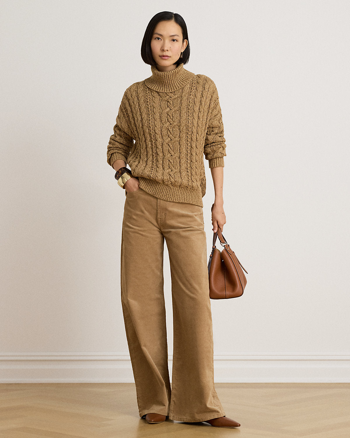 Corduroy High-Rise Super Wide-Leg Pant