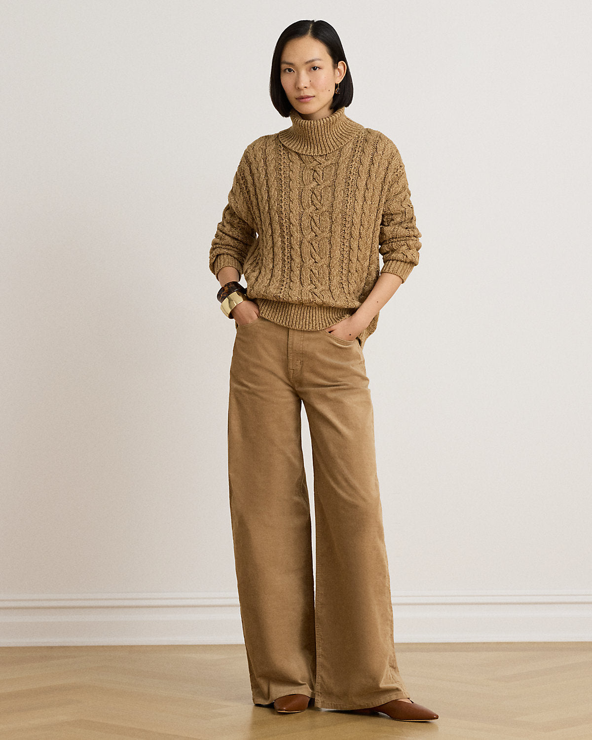 Corduroy High-Rise Super Wide-Leg Pant