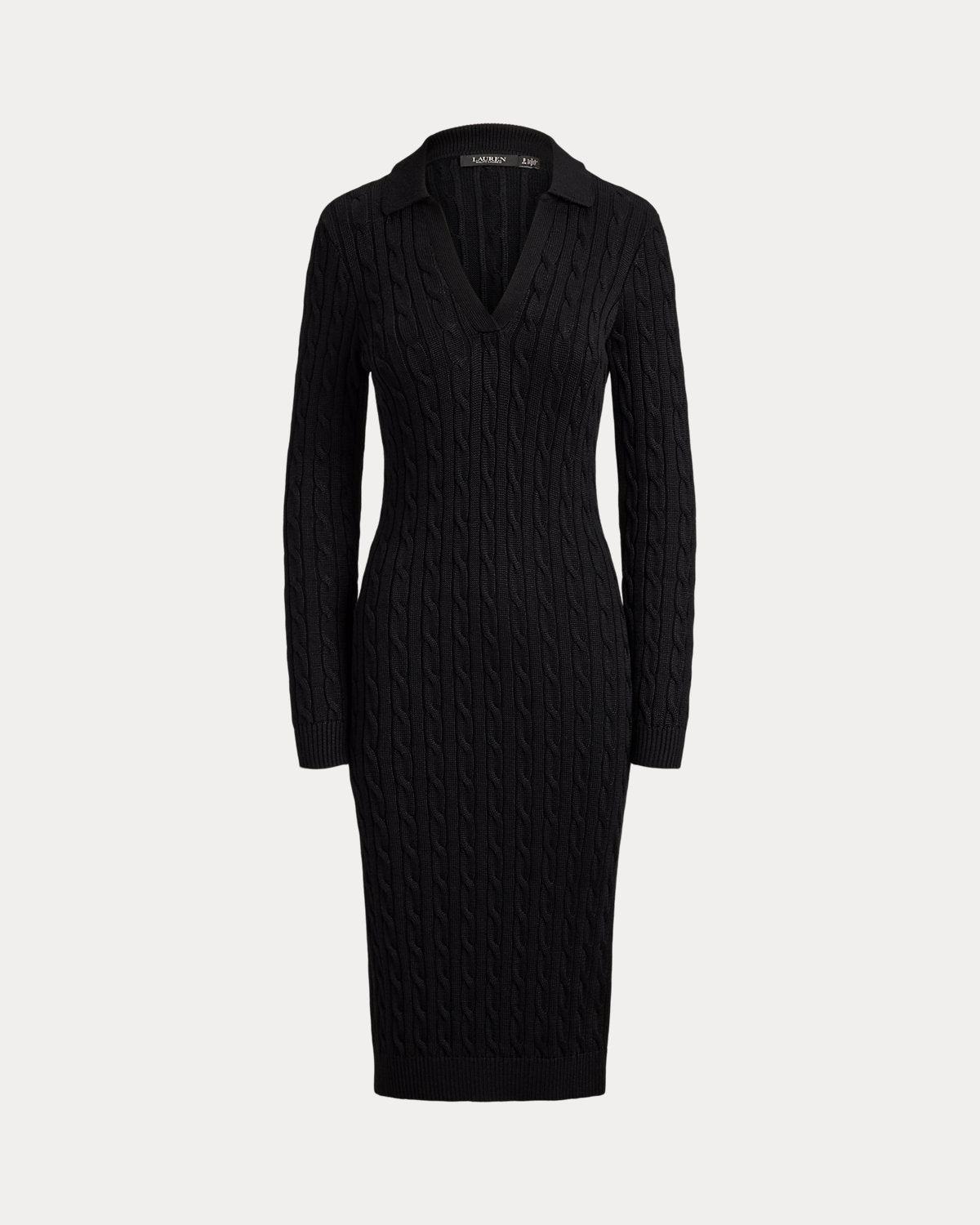 Cable-Knit Cotton-Blend Sweater Dress