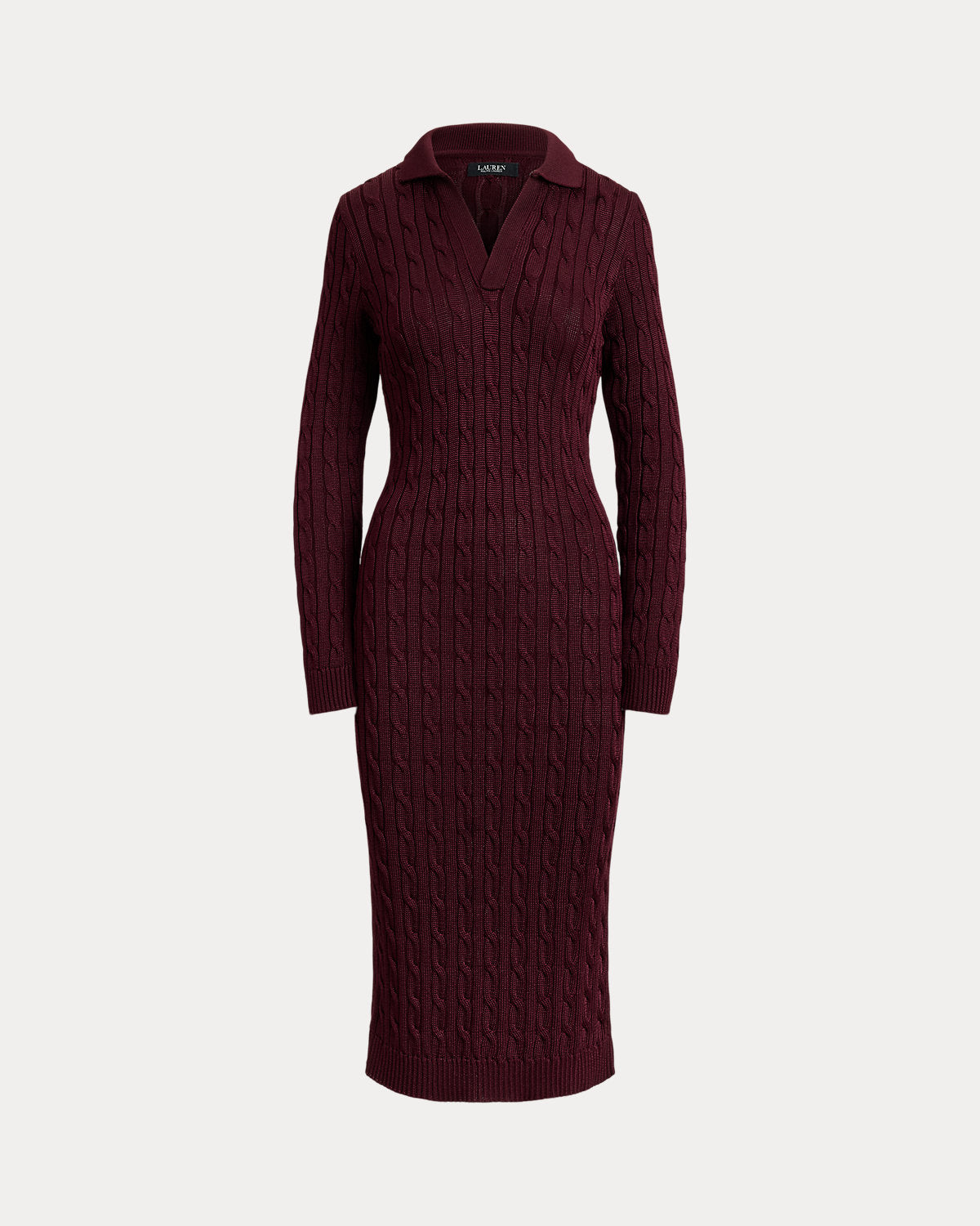 Cable-Knit Cotton-Blend Sweater Dress