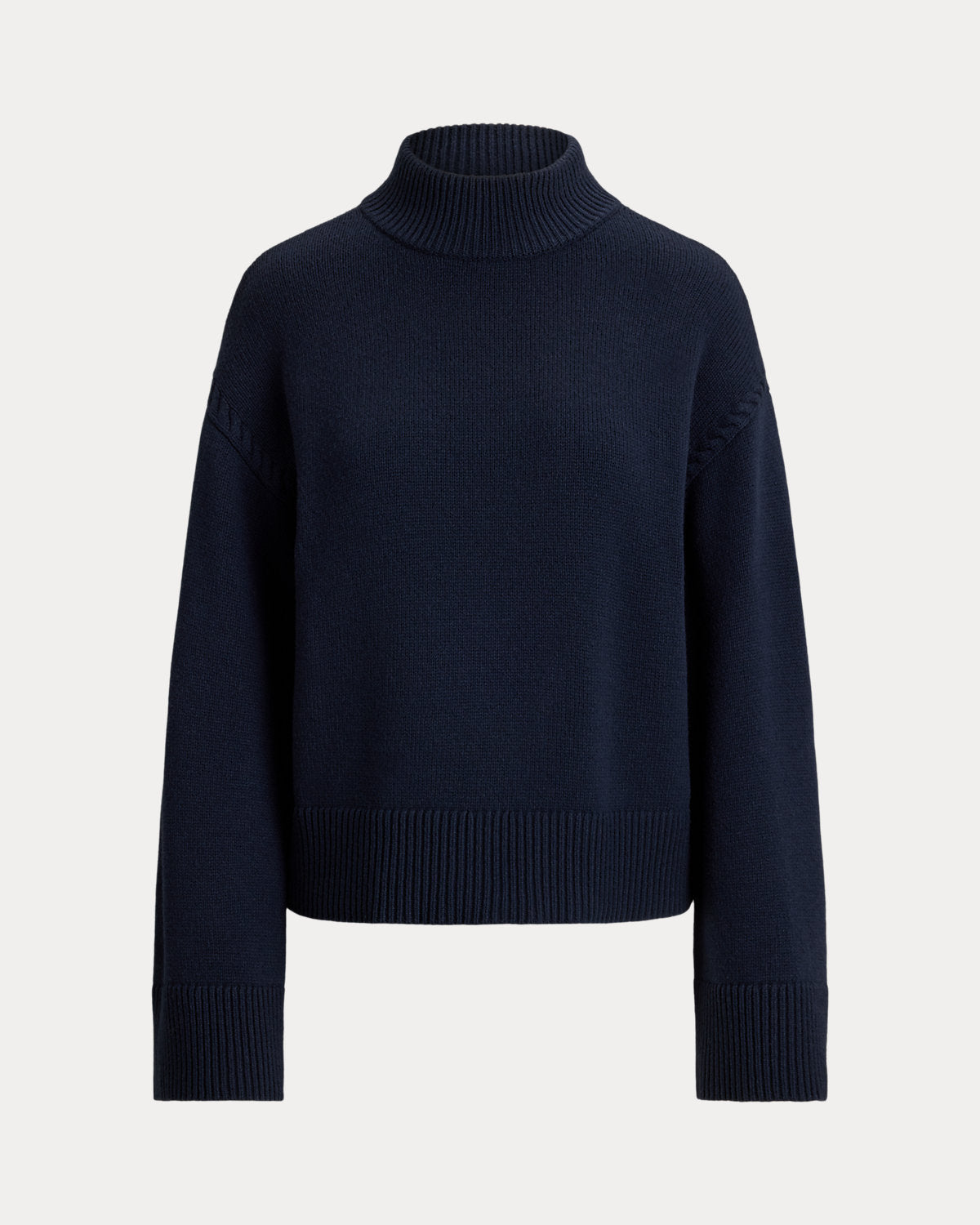 Wool-Blend Mockneck Sweater