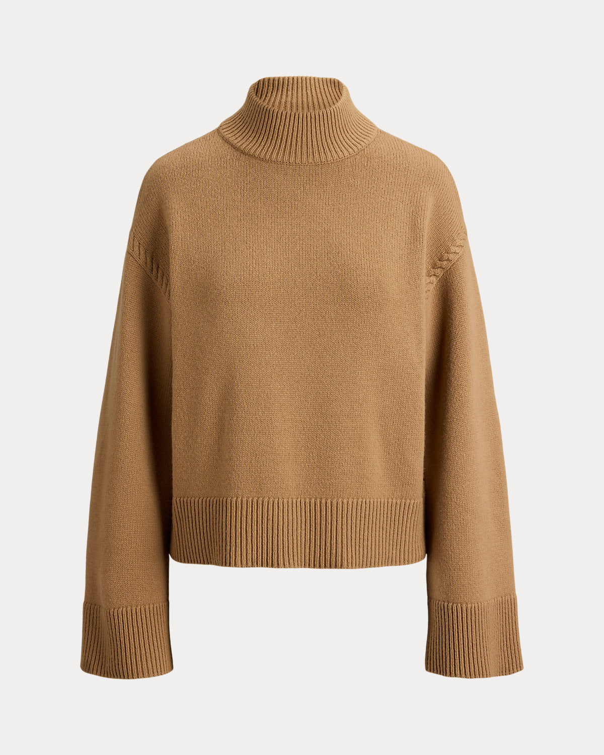 Wool-Blend Mockneck Sweater