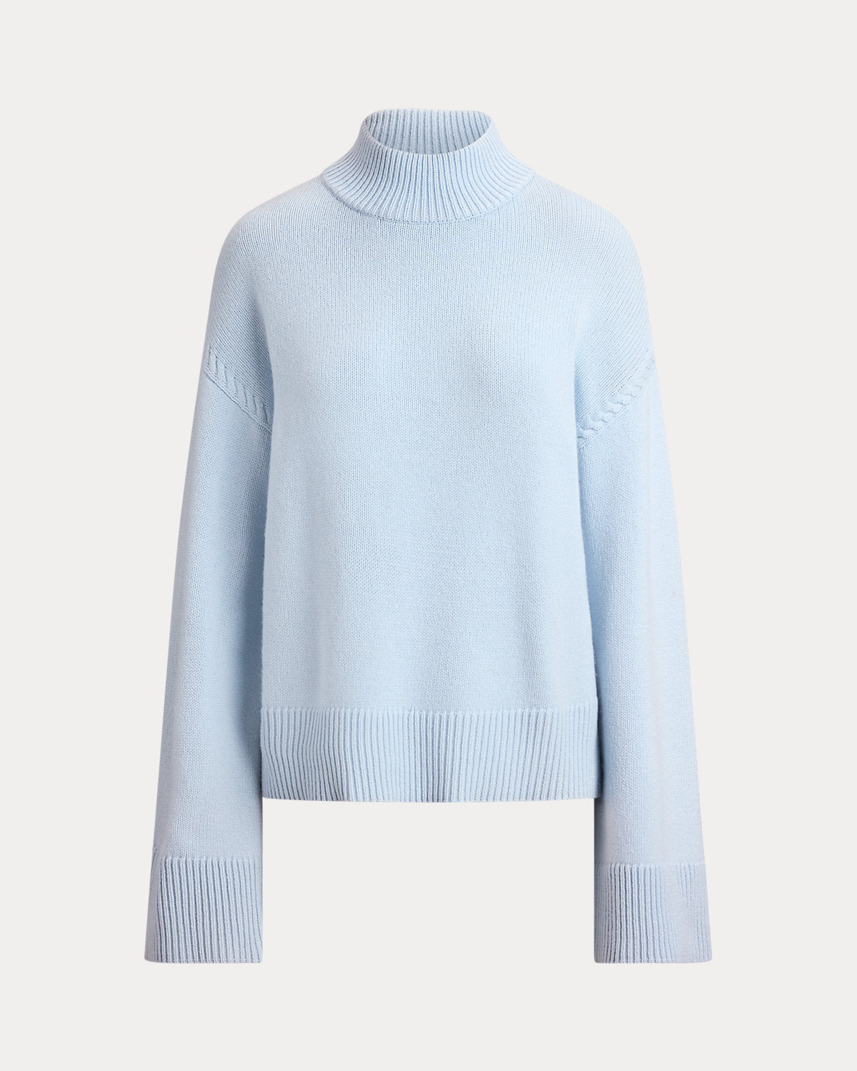 Wool-Blend Mockneck Sweater