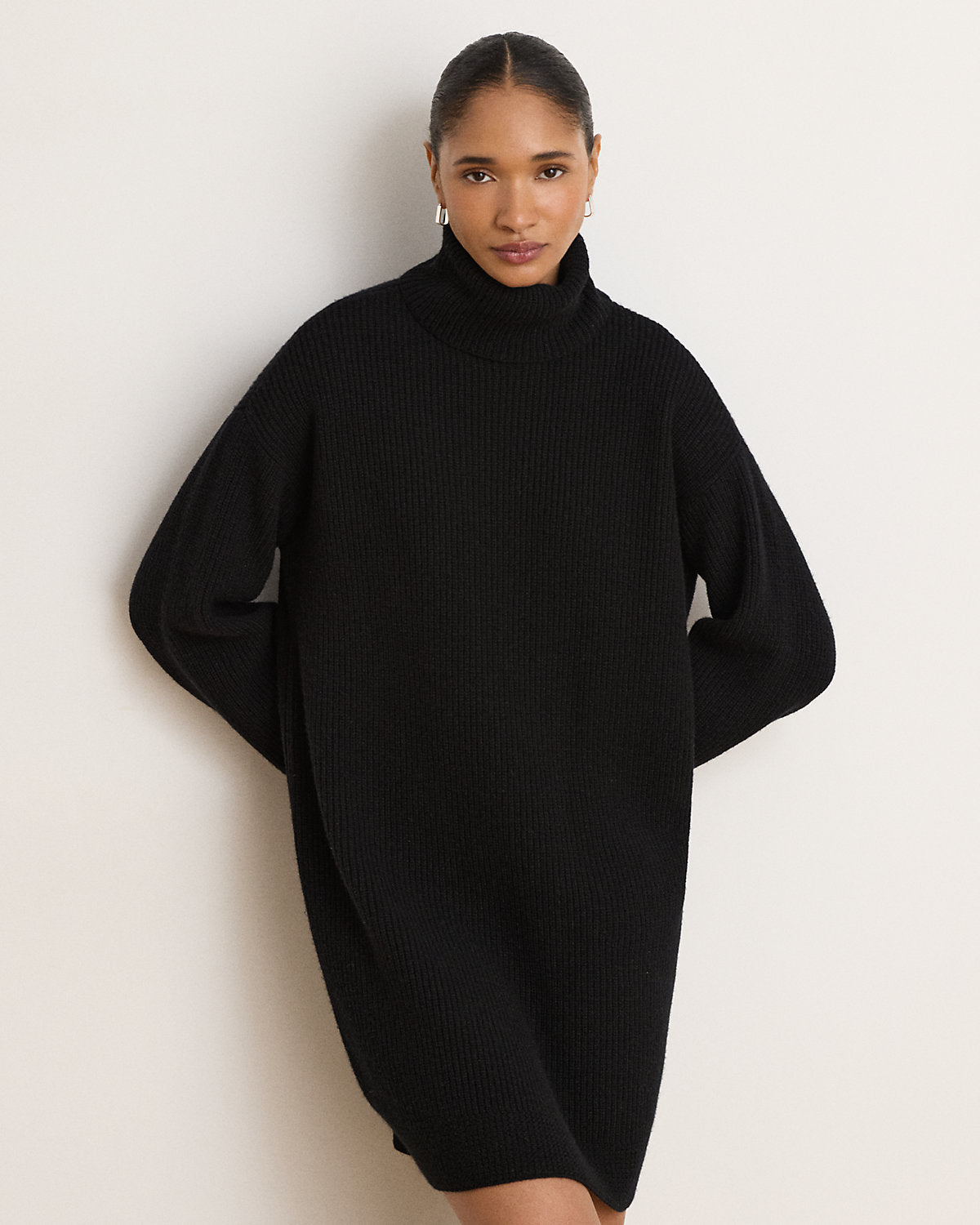 Wool-Cashmere Turtleneck Dress