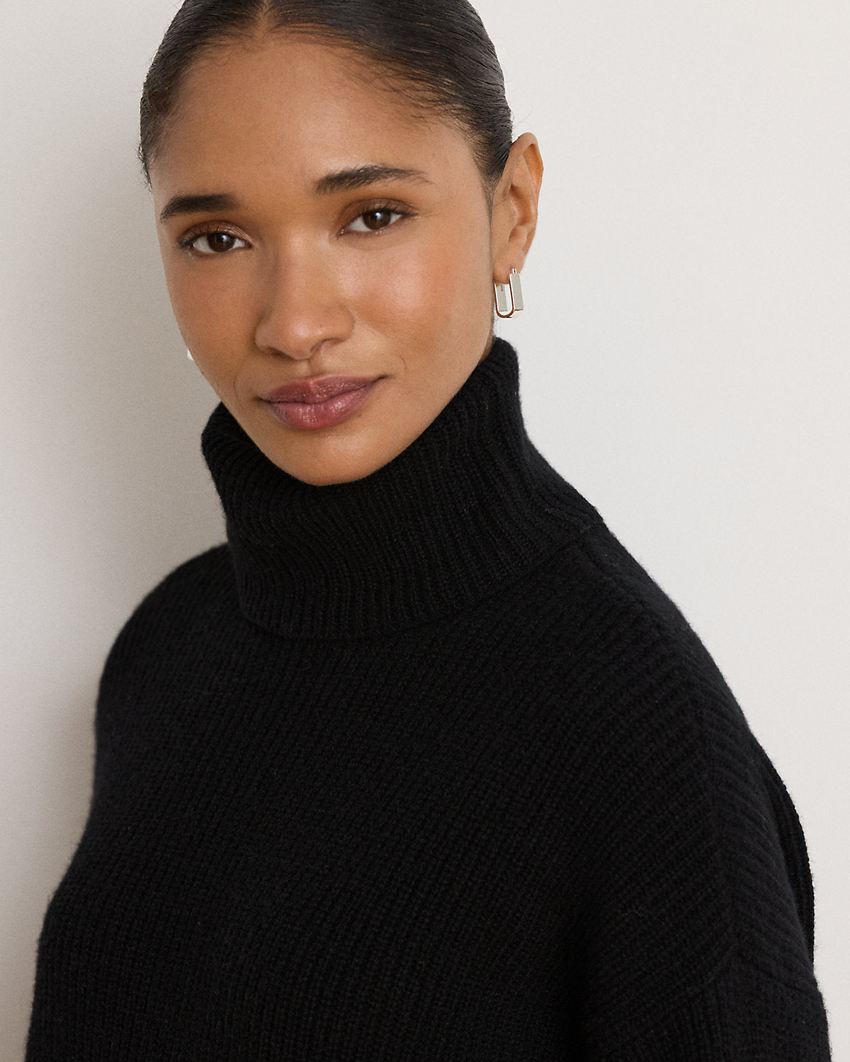 Wool-Cashmere Turtleneck Dress