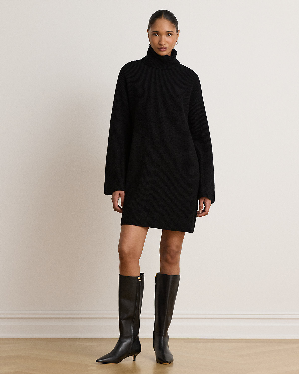 Wool-Cashmere Turtleneck Dress