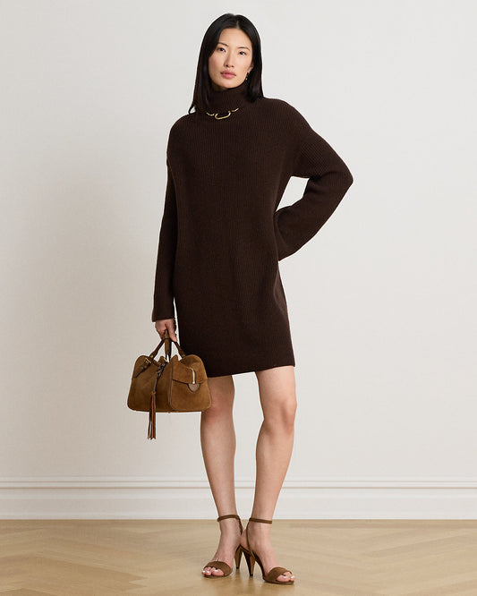 Wool-Cashmere Turtleneck Dress