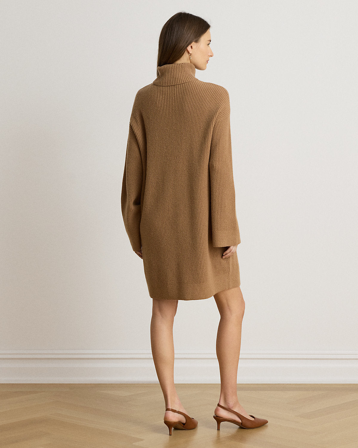 Wool-Cashmere Turtleneck Dress