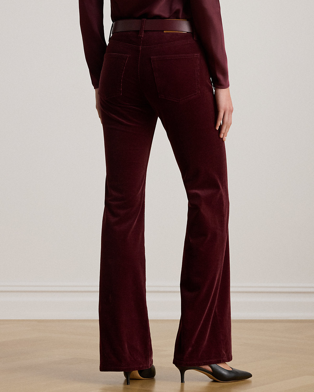 High-Rise Corduroy Flare Pant