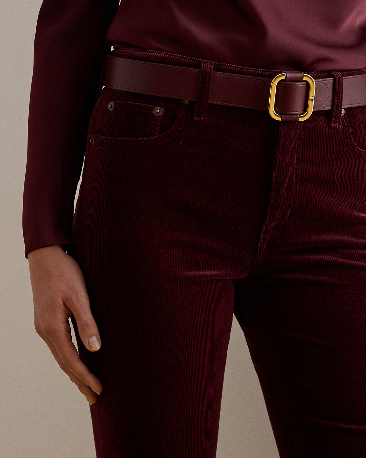 High-Rise Corduroy Flare Pant