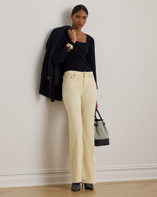 High-Rise Corduroy Flare Pant