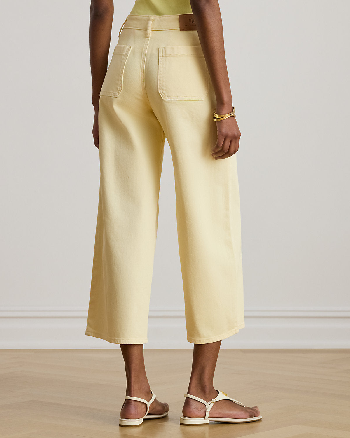 High-Rise Wide-Leg Cropped Jean