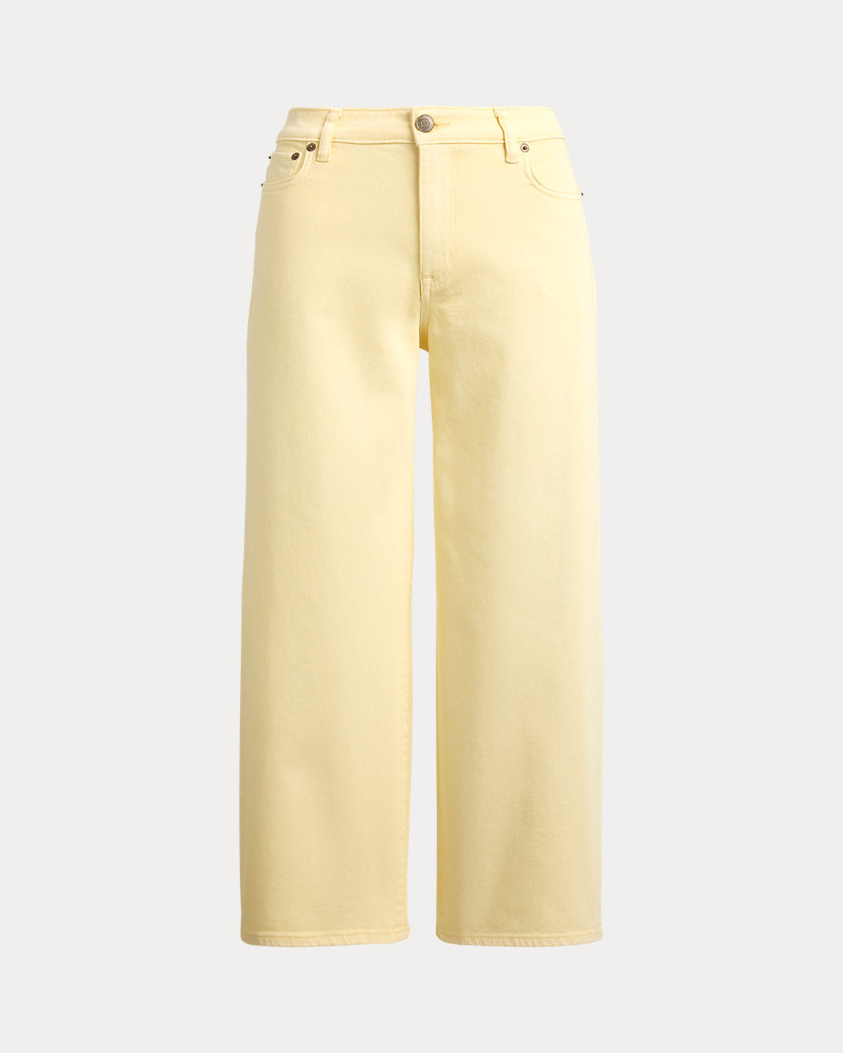 High-Rise Wide-Leg Cropped Jean
