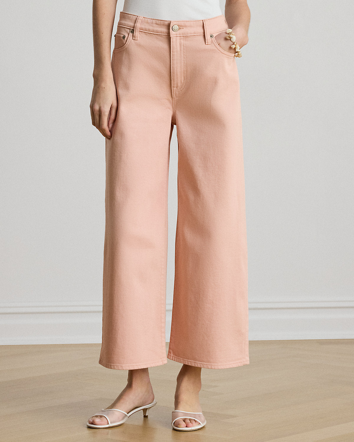 High-Rise Wide-Leg Cropped Jean
