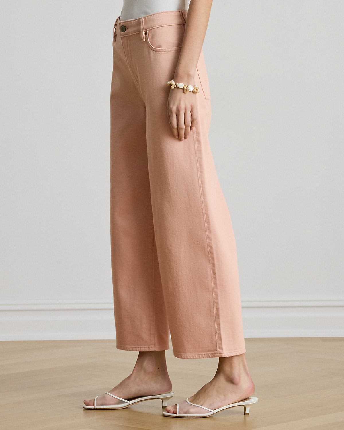High-Rise Wide-Leg Cropped Jean