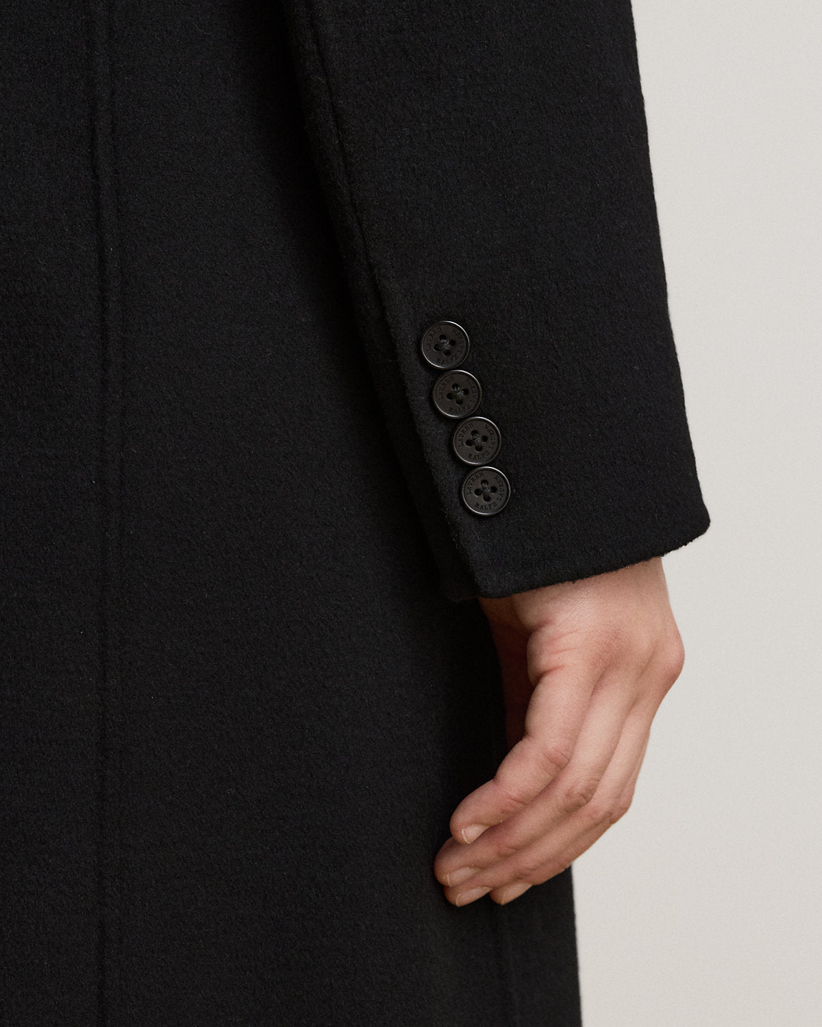 Double-Breasted Wool-Blend Coat