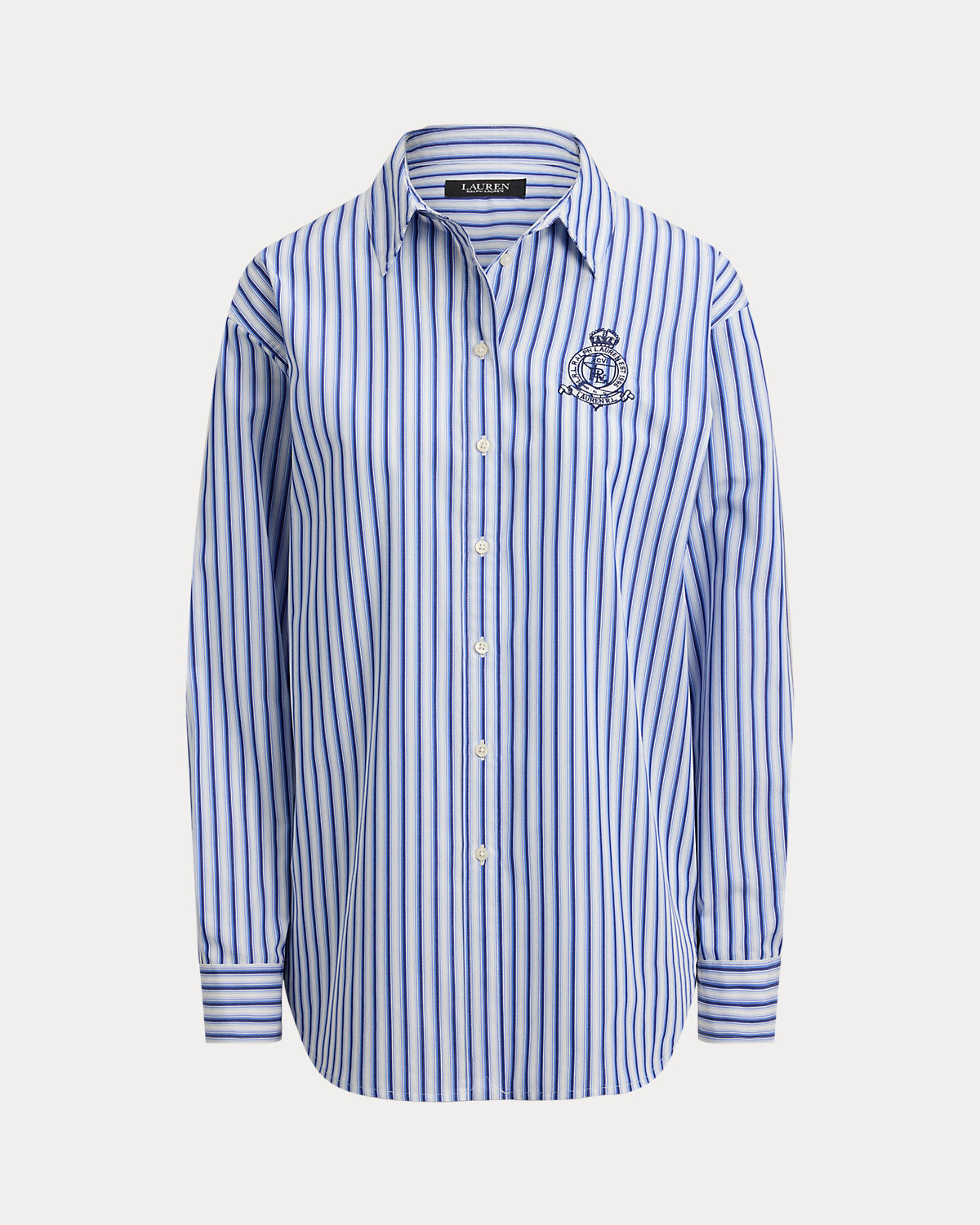 Relaxed Fit Striped Broadcloth Shirt