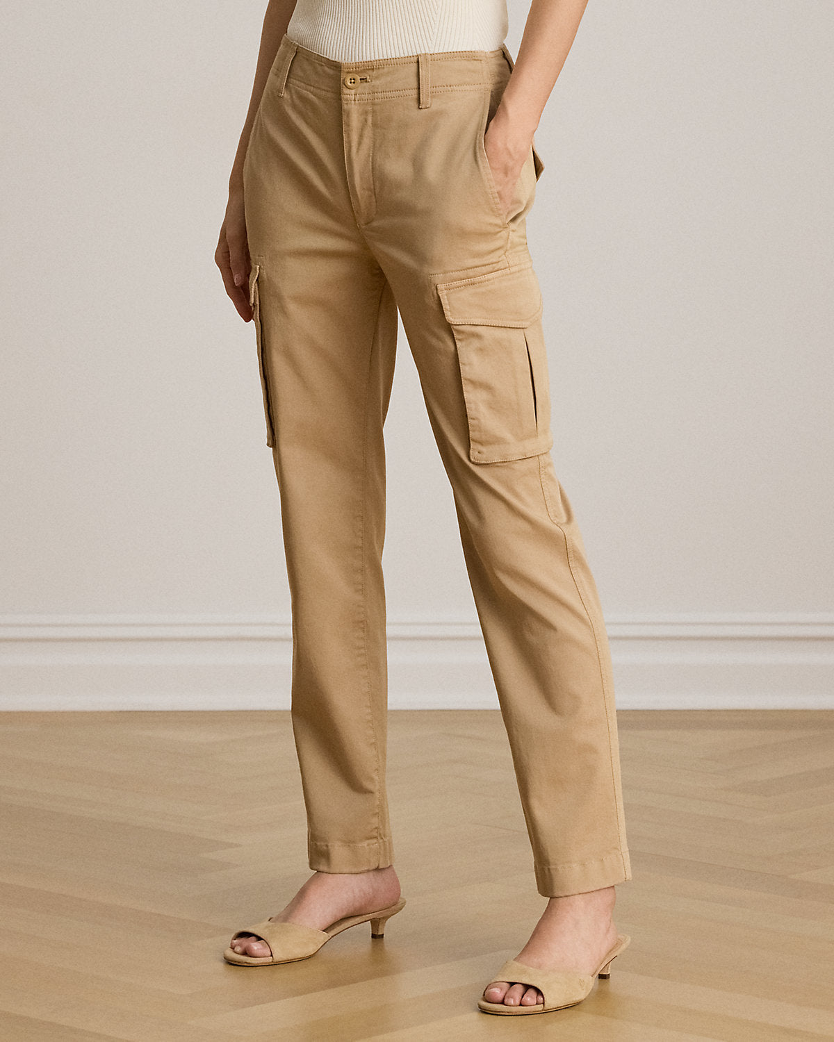 Chino Cropped Cargo Pant