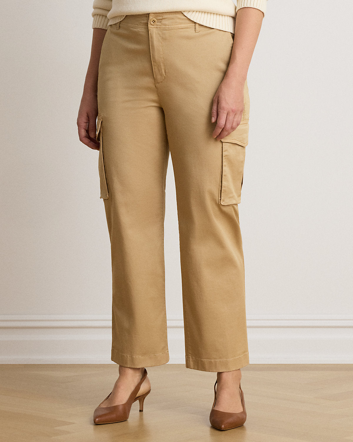 Chino Cropped Cargo Pant