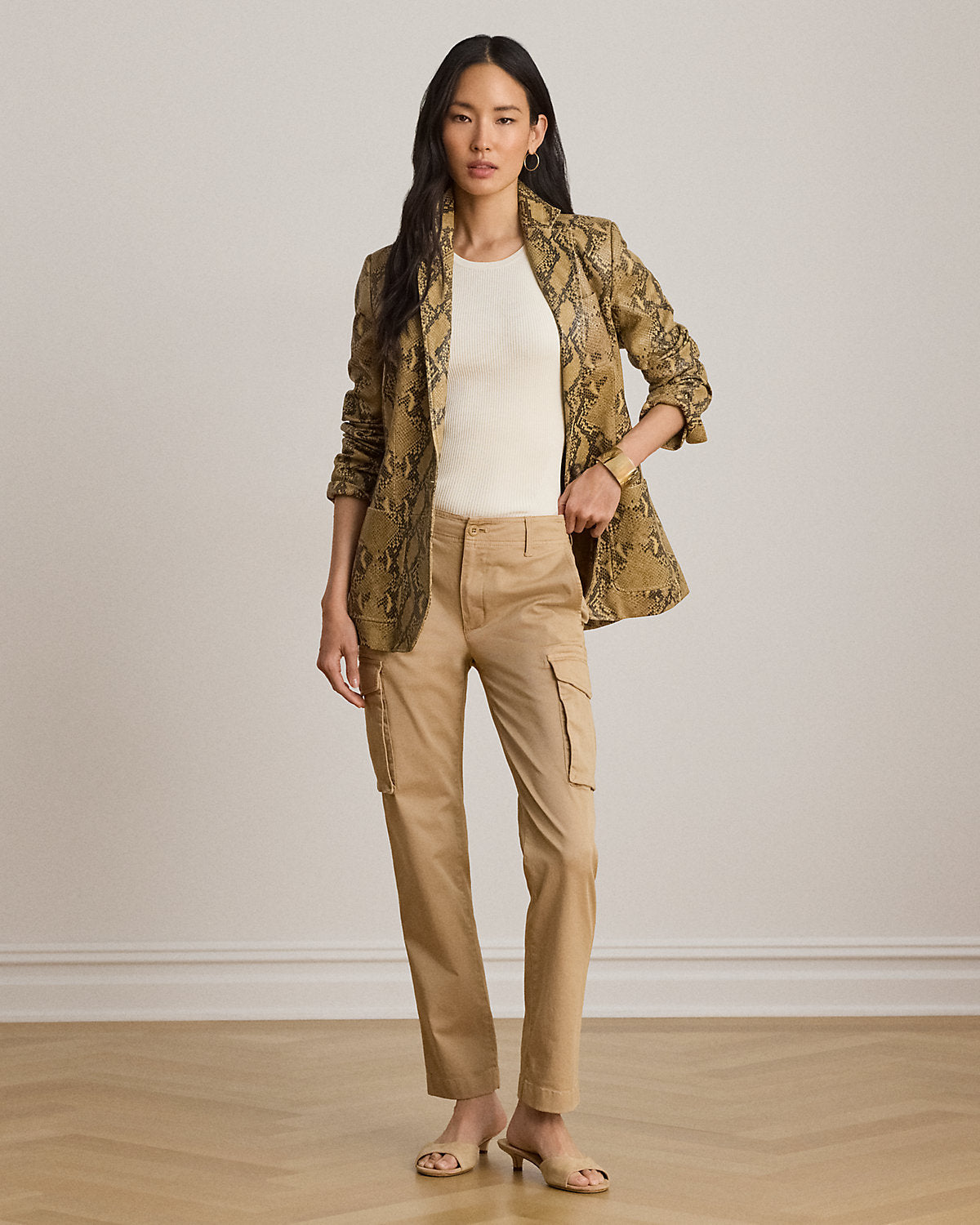 Chino Cropped Cargo Pant