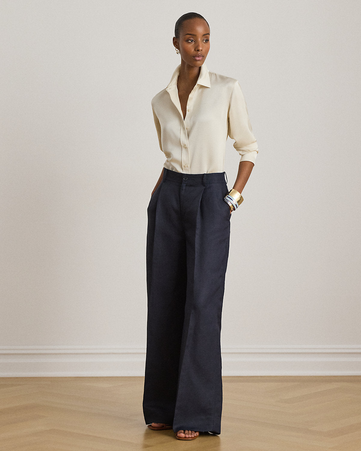 Classic Fit Georgette Shirt