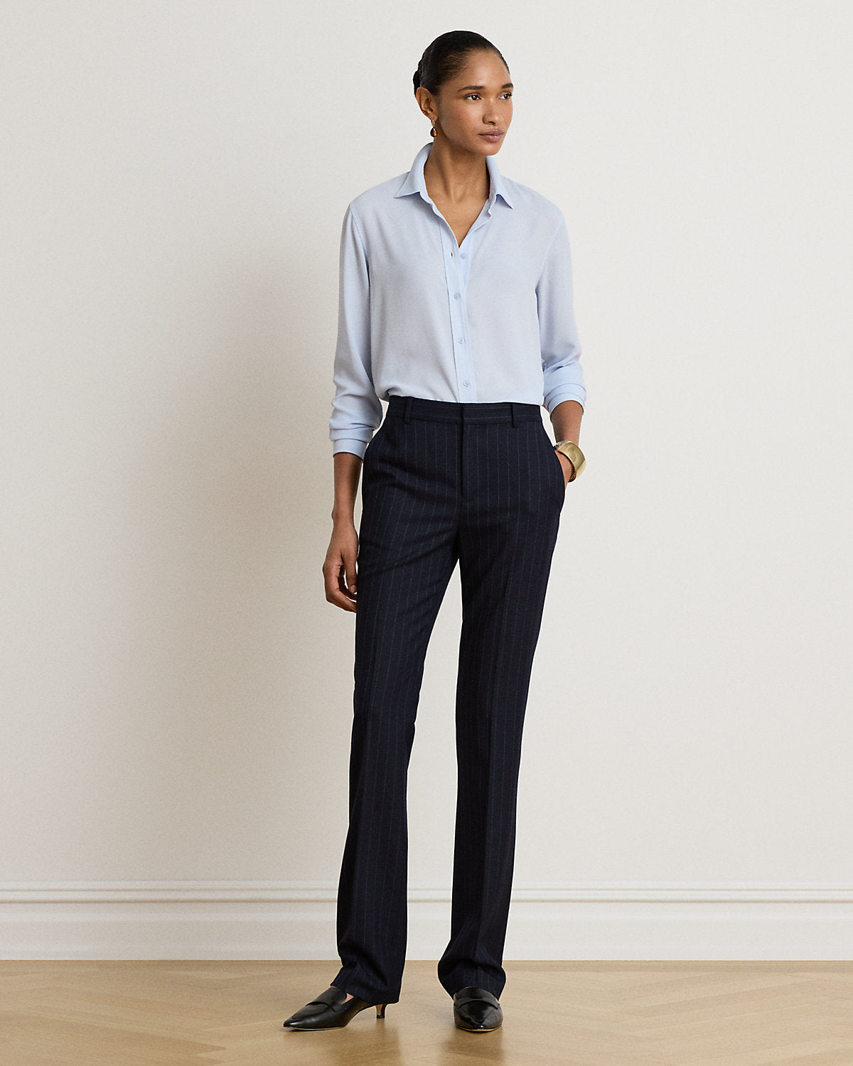 Classic Fit Georgette Shirt