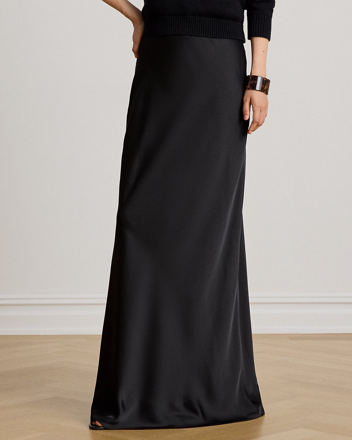 Satin Charmeuse Maxiskirt
