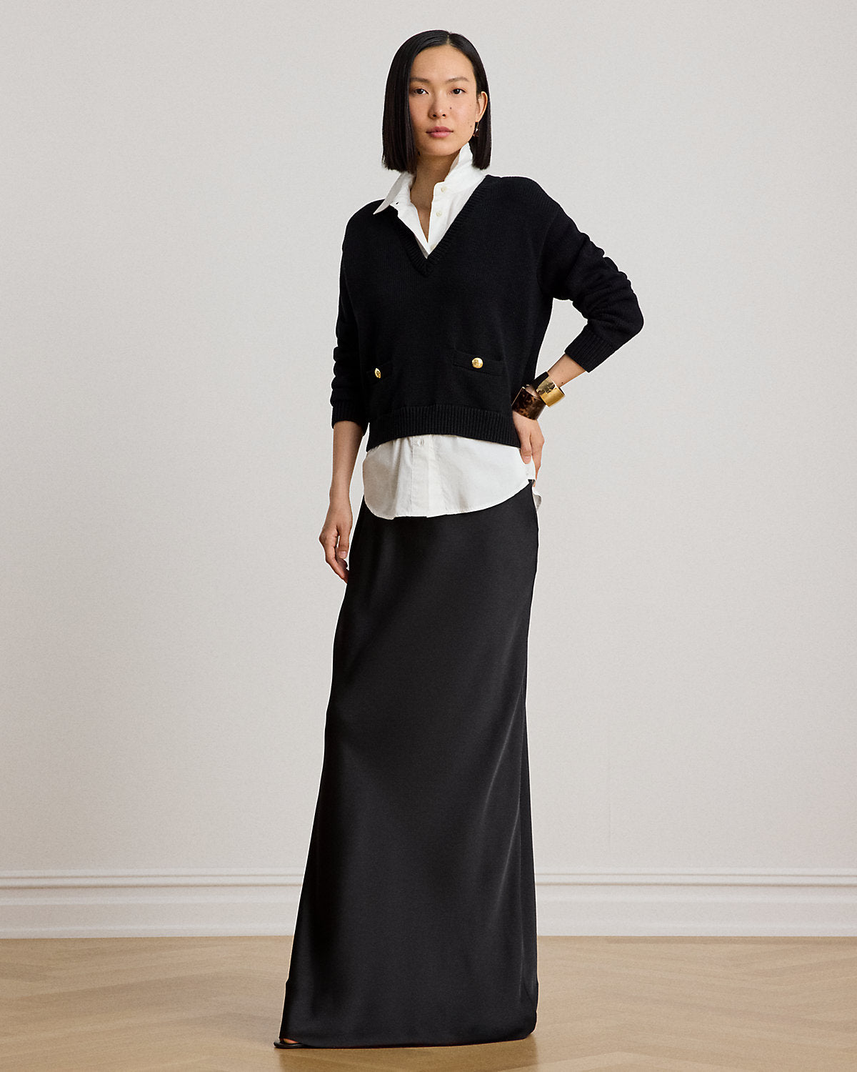 Satin Charmeuse Maxiskirt