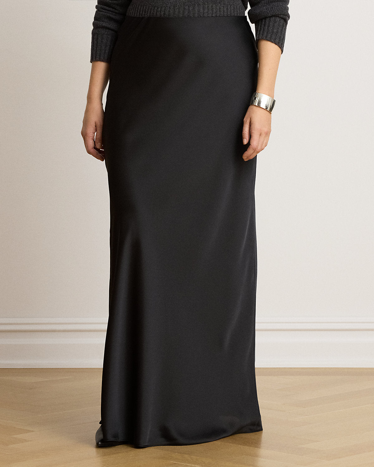 Satin Charmeuse Maxiskirt