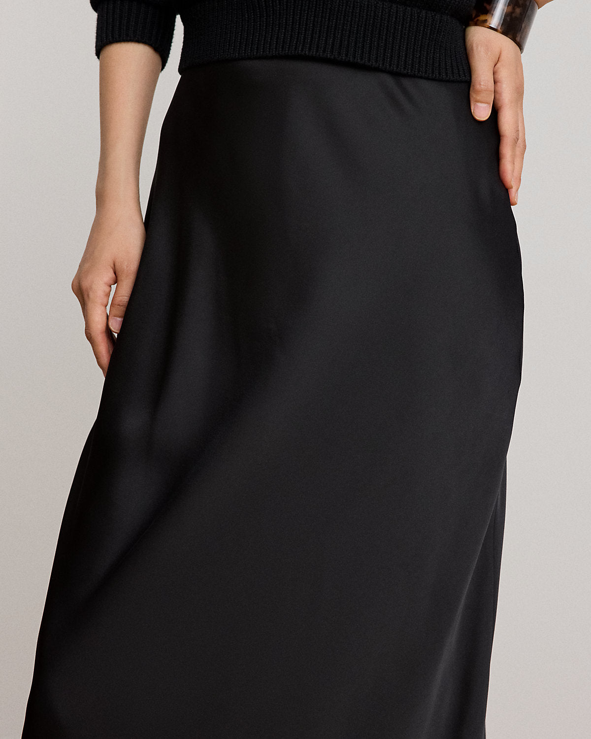 Satin Charmeuse Maxiskirt