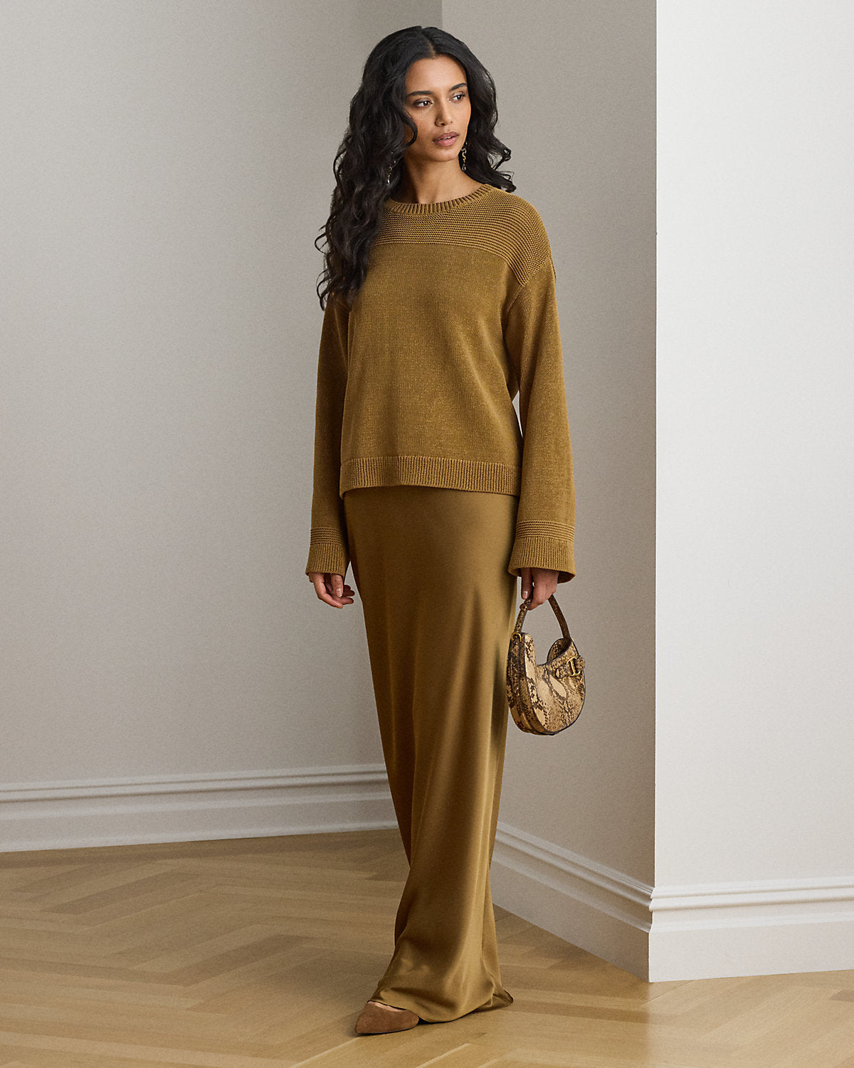Satin Charmeuse Maxiskirt