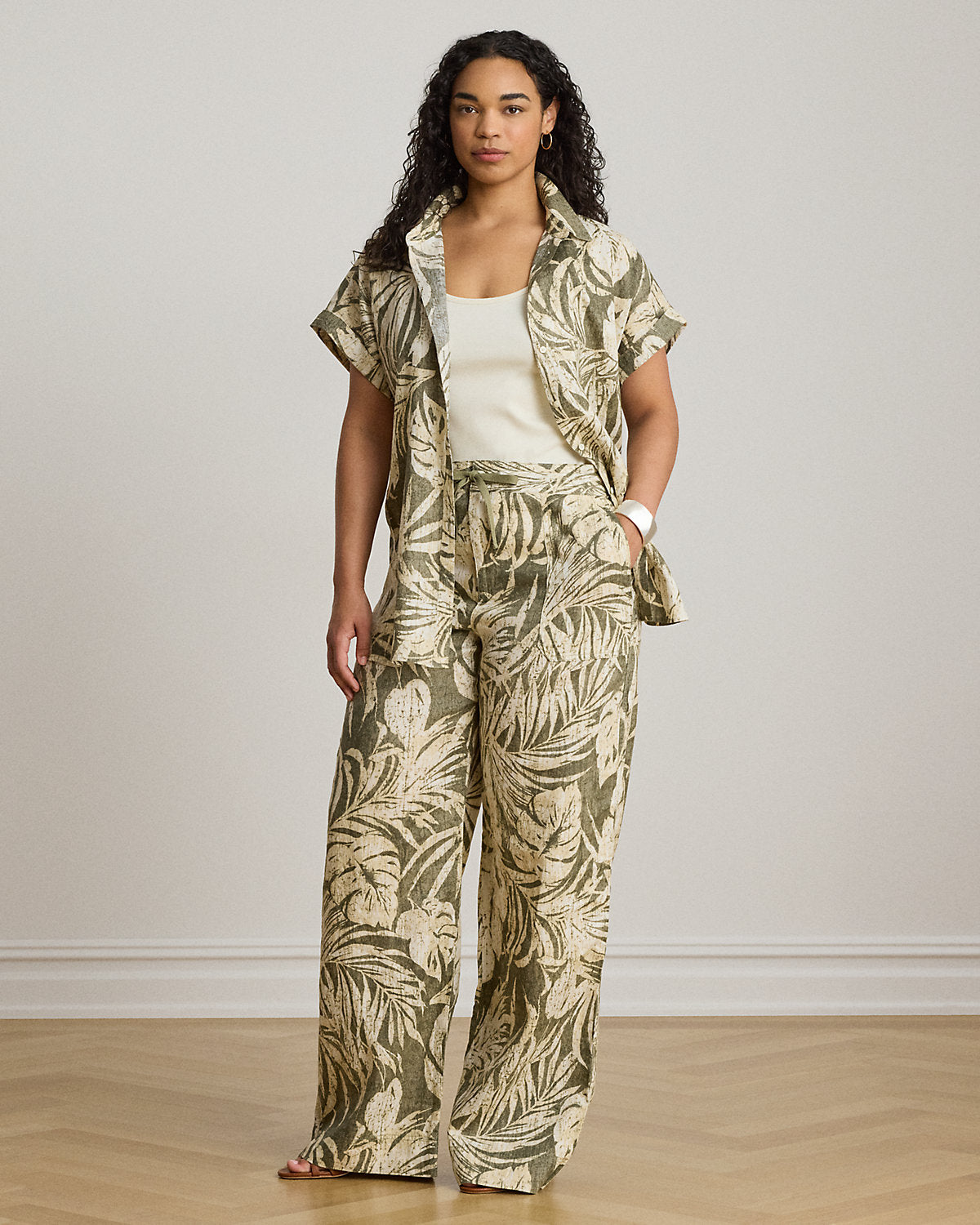 Relaxed Fit Print Short-Sleeve Shirt