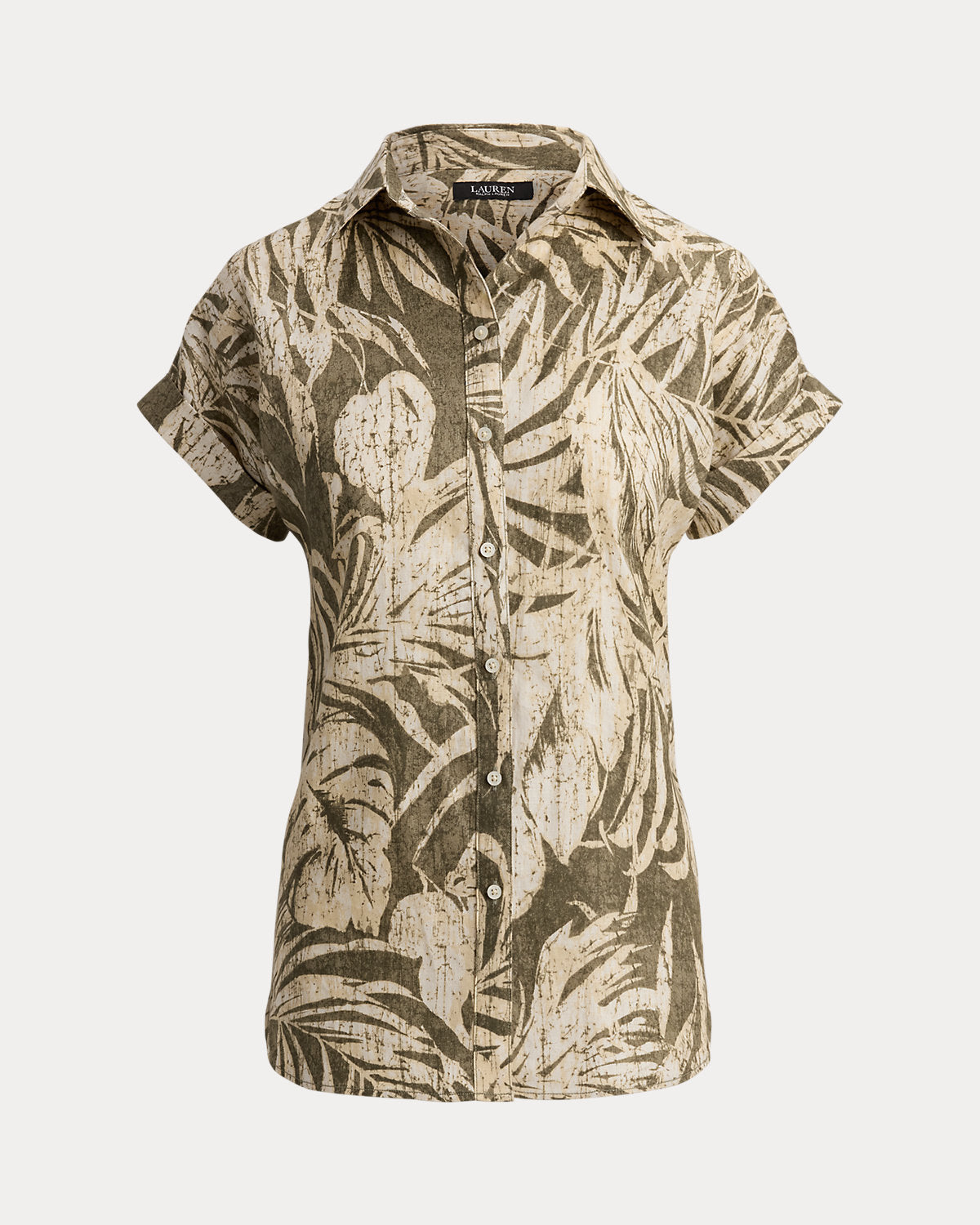 Relaxed Fit Print Short-Sleeve Shirt