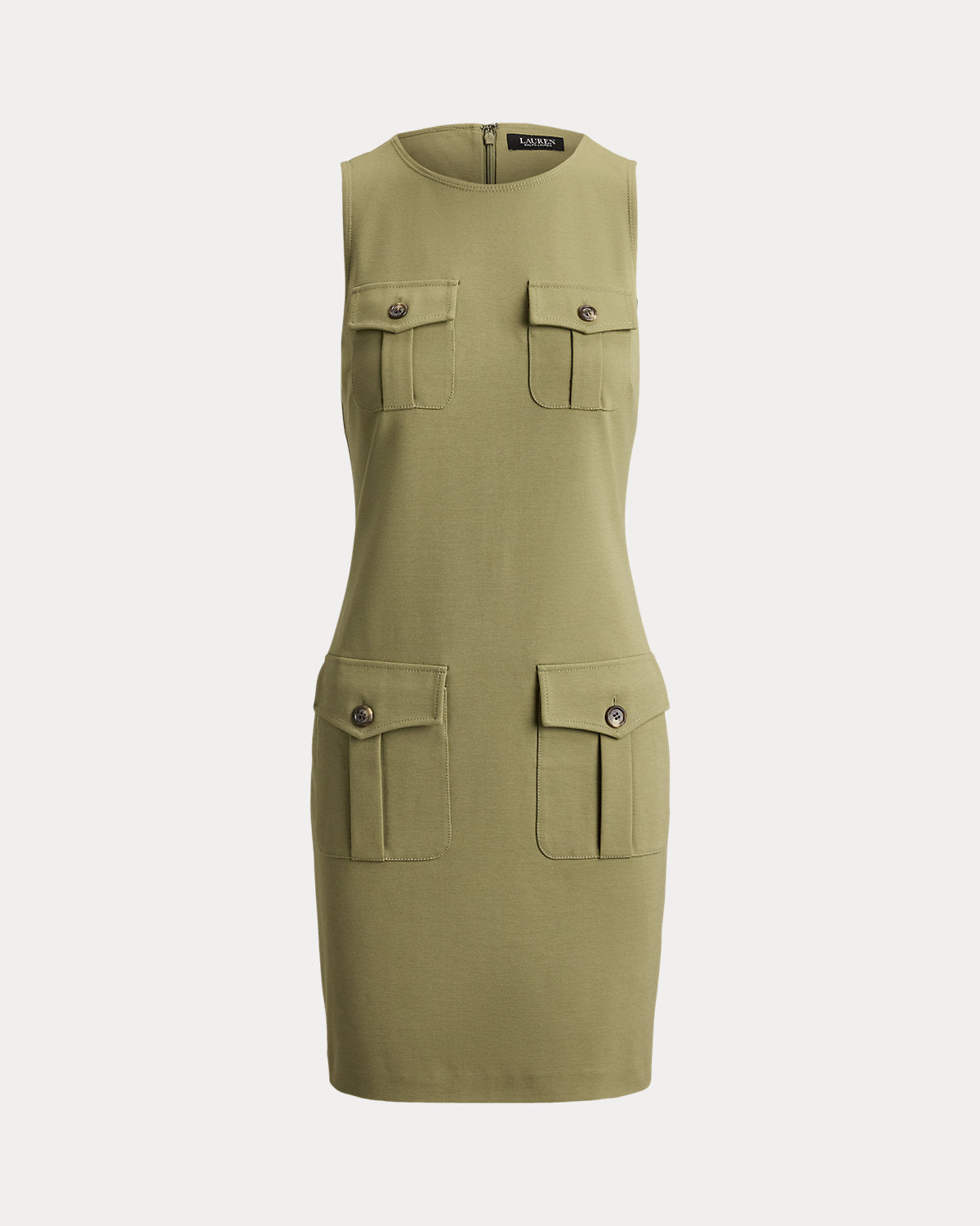 Ponte Sleeveless Sheath Dress