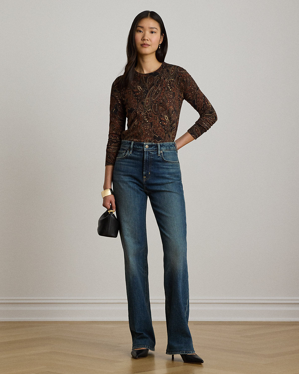 Paisley Cotton-Modal Sweater