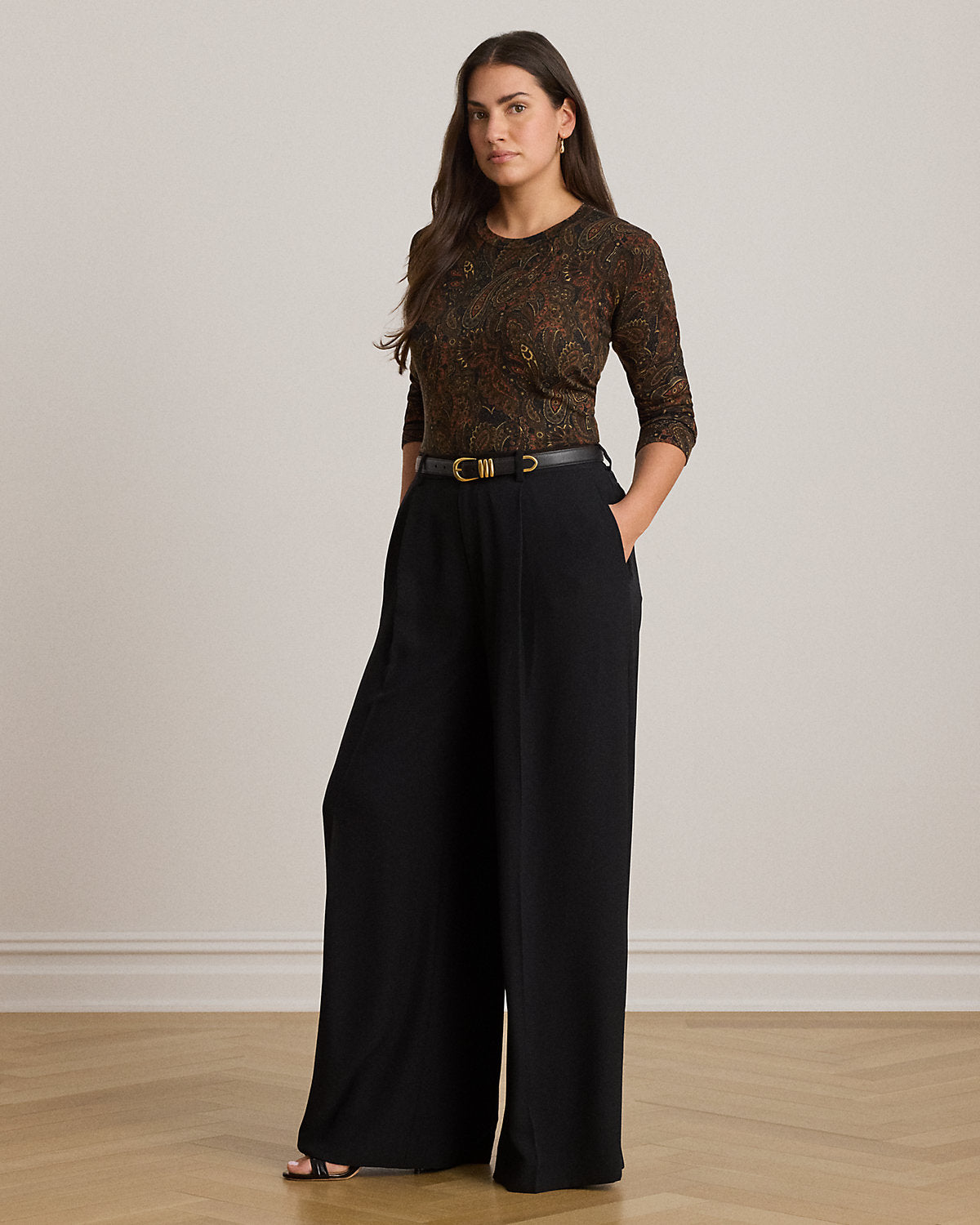 Paisley Cotton-Modal Sweater