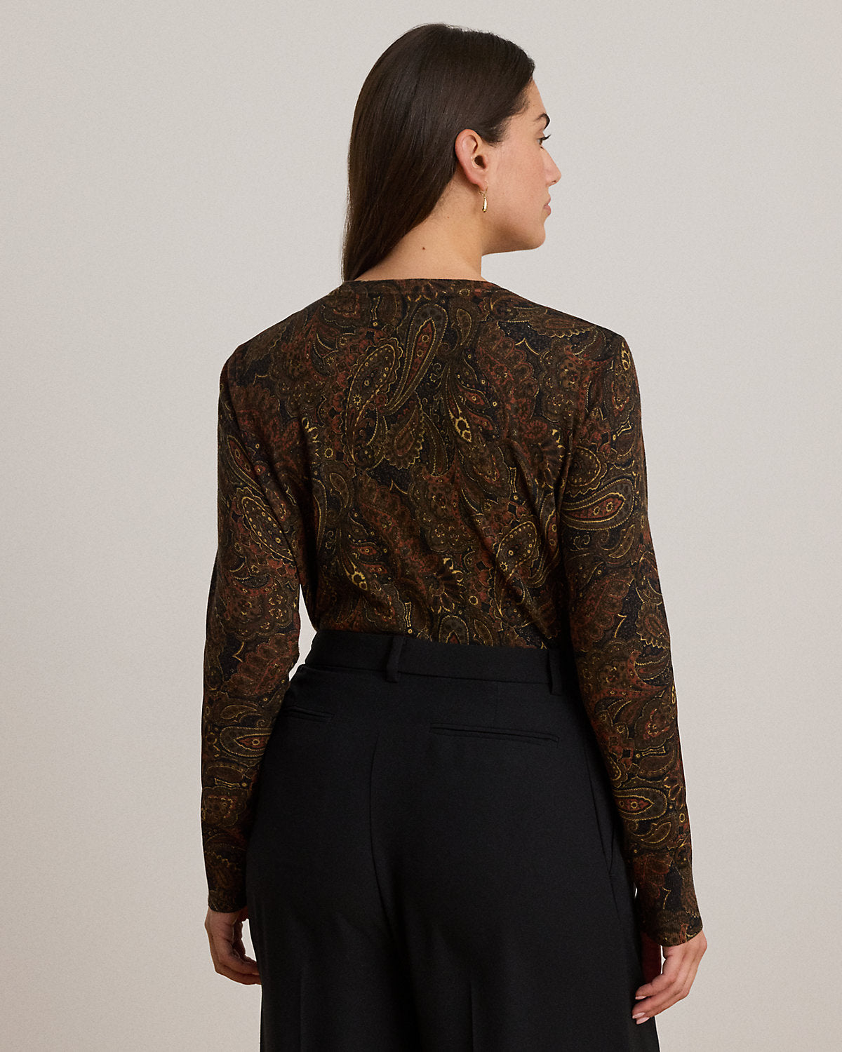 Paisley Cotton-Modal Sweater