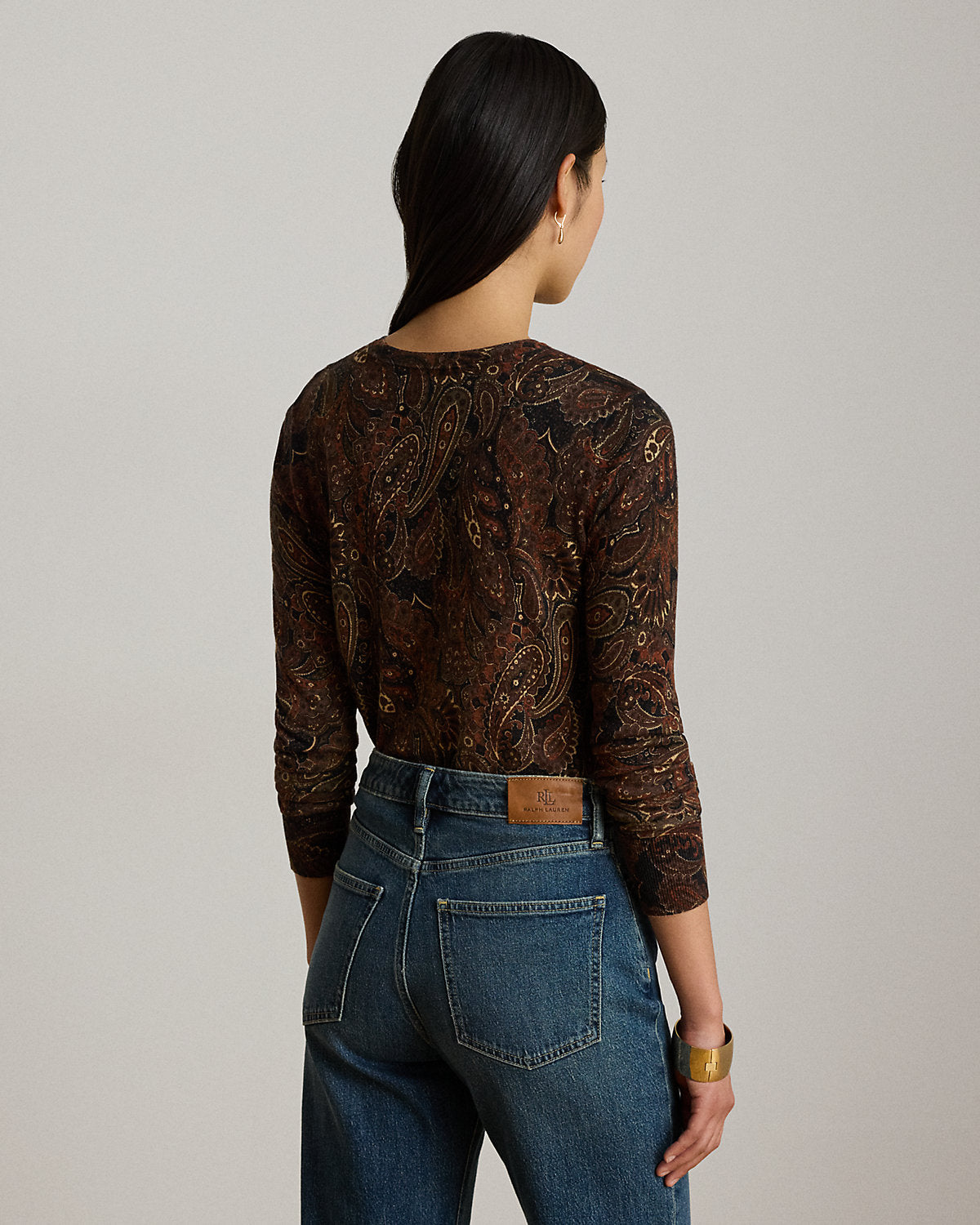 Paisley Cotton-Modal Sweater