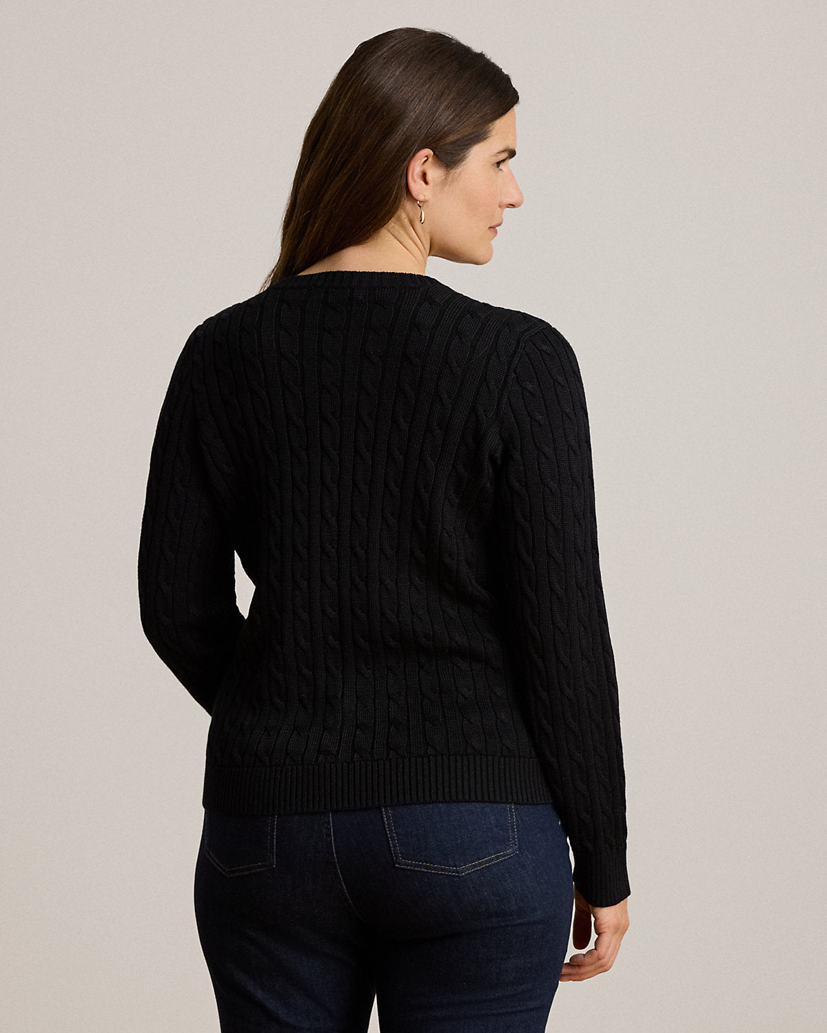 Cable-Knit Cotton-Blend Cardigan