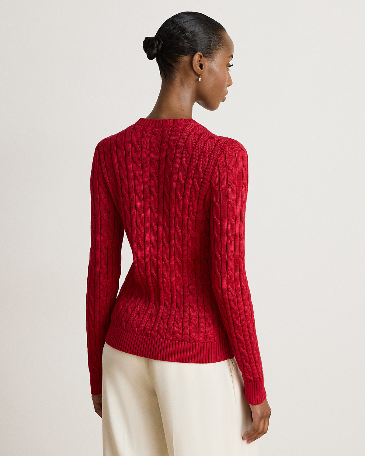 Cable-Knit Cotton-Blend Cardigan