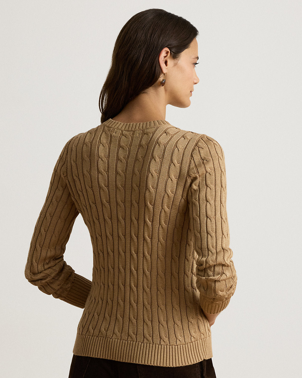 Cable-Knit Cotton-Blend Cardigan