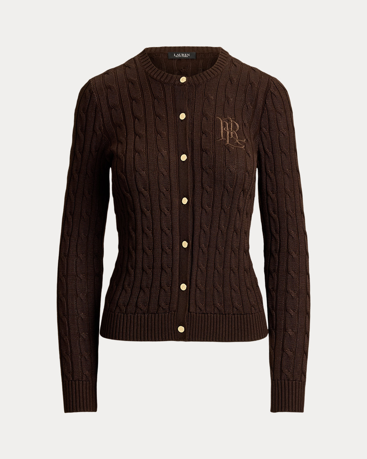 Cable-Knit Cotton-Blend Cardigan
