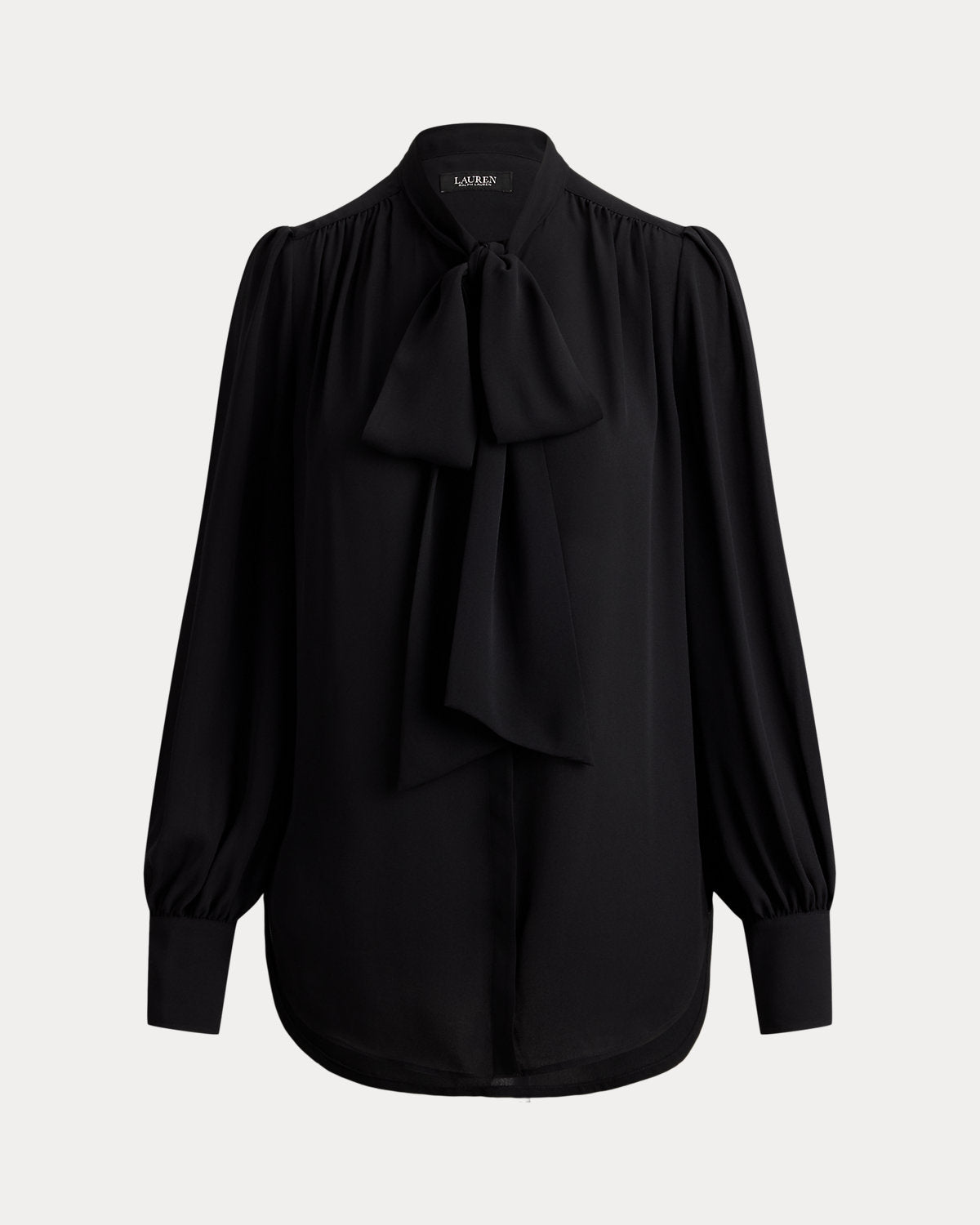 Georgette Tie-Neck Blouse