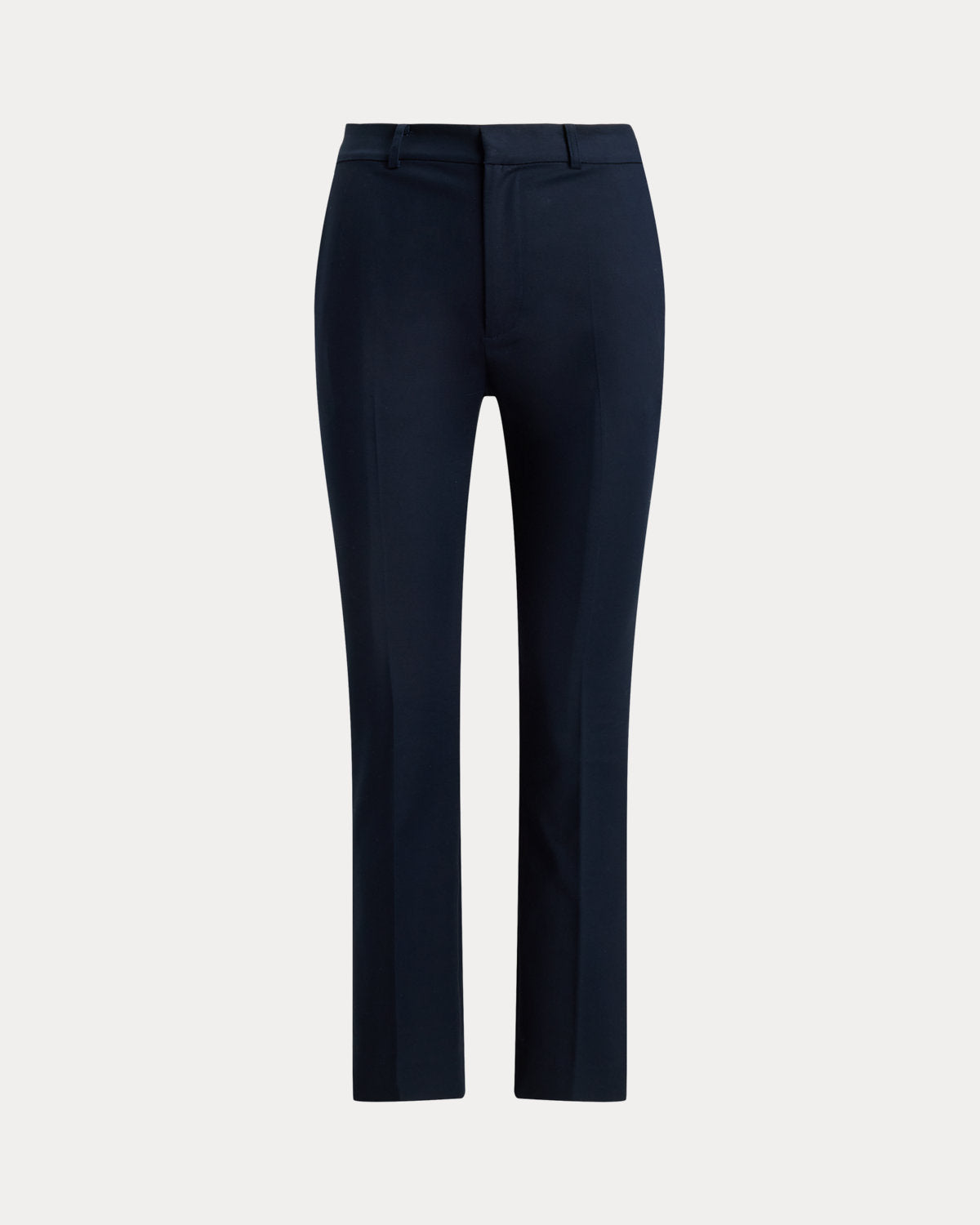 Double-Faced Cotton Slim Straight Pant