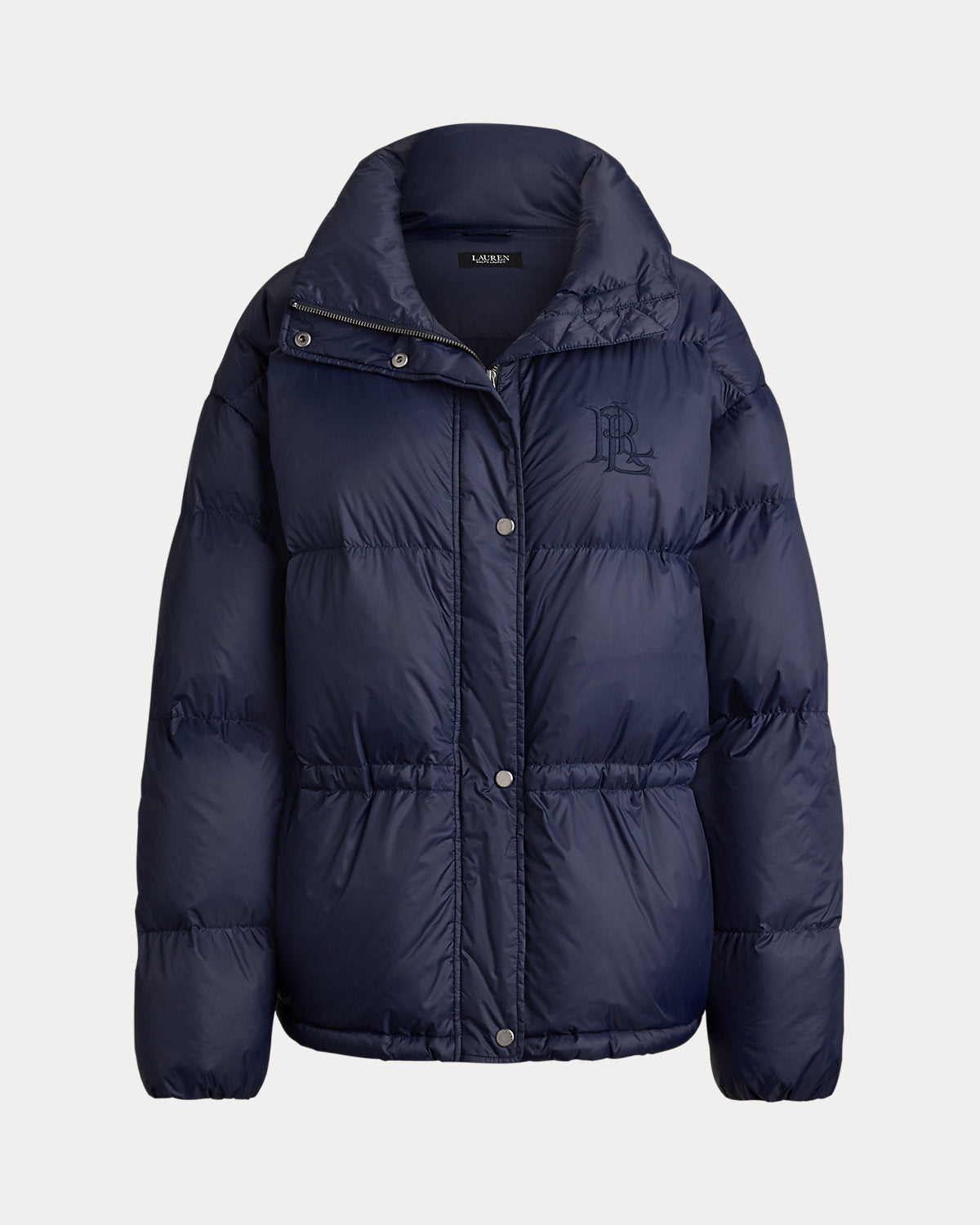 Quilted Funnelneck Down Coat