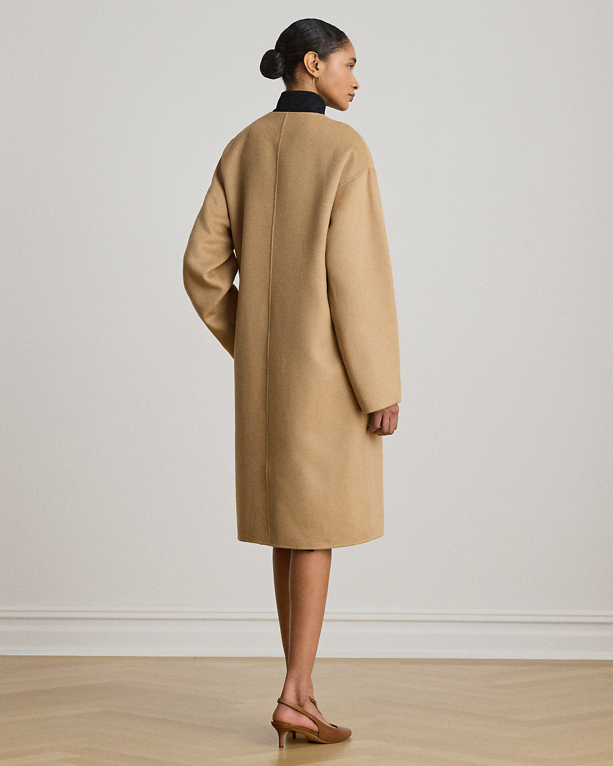 Double-Faced Wool-Blend Overcoat