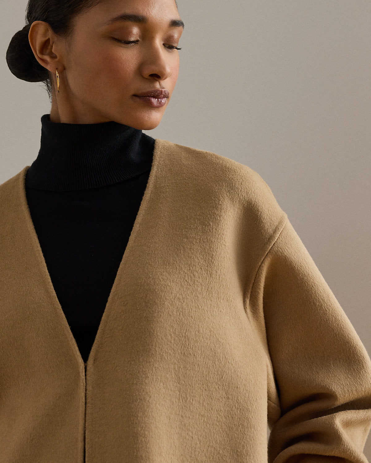 Double-Faced Wool-Blend Overcoat