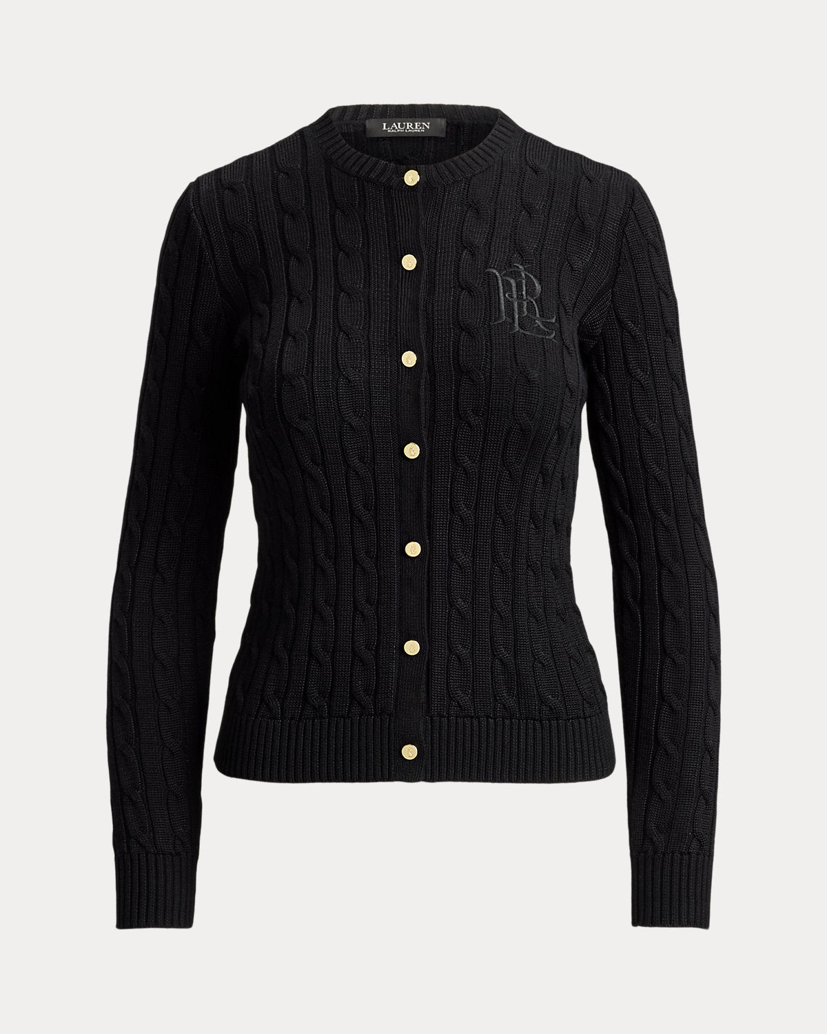 Cable-Knit Cotton-Blend Cardigan